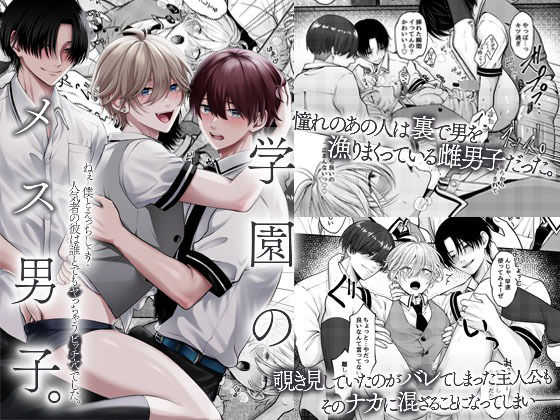 学園のメス男子。ねぇ僕とえっちしよ？人気者の彼は誰とでもヤっちゃうビッチ穴でした。|学園もの❤