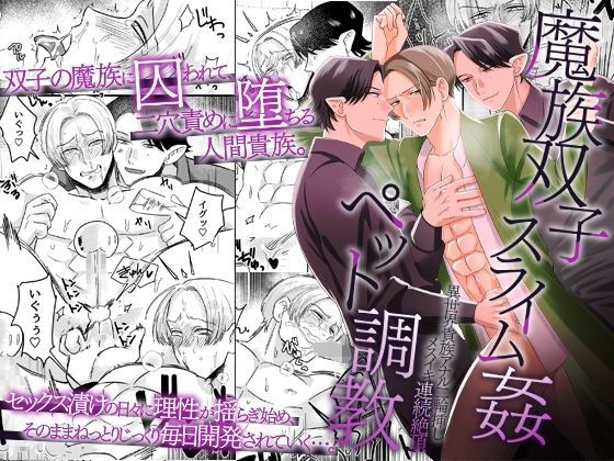 魔族双子スライム姦ペット調教 〜異世界貴族アナル二輪挿しメスイキ連続絶頂〜|拘束❤